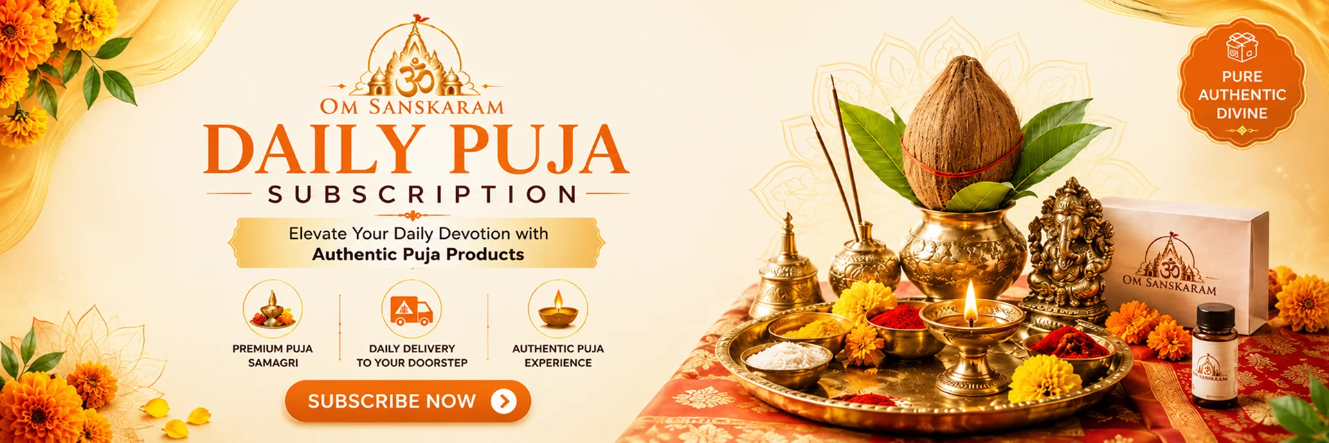 Daily puja subscription